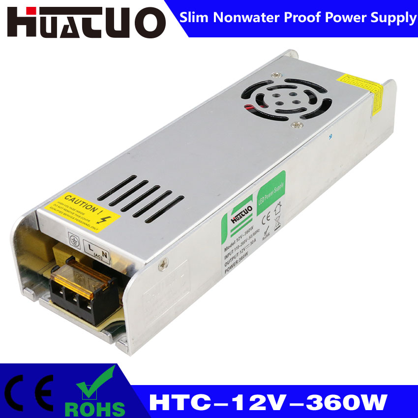 12V-360W constant voltage slim non waterproof LED power supply