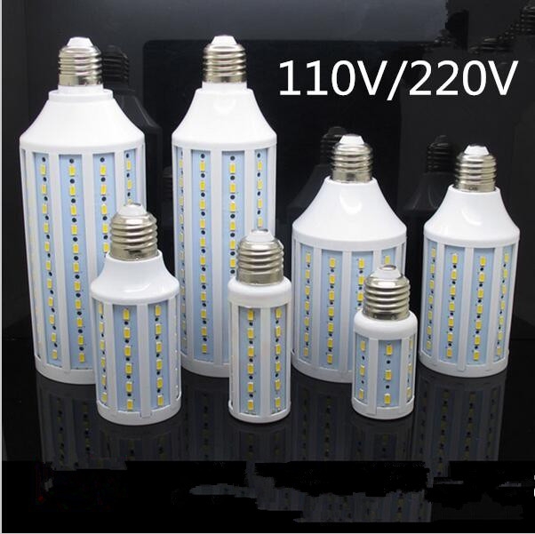 LED Lamp E27 220V 5W - 60W Lamparas Bulb 110V Candle Luz Ampoule Lampada Light Spotlight