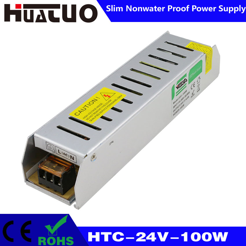 24V-100W constant voltage slim non waterproof LED power supply