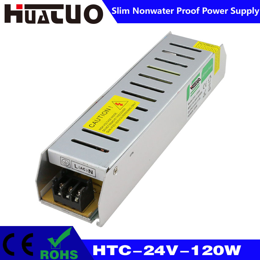 24V-120W constant voltage slim non waterproof LED power supply