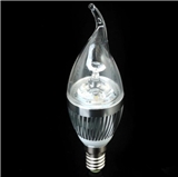 FREE SHIPPING High power 4W Led candle Bulb E14 E27 85-265V LED chandelier Dimmable led light lamp
