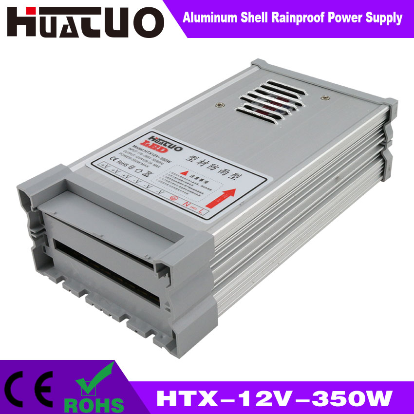 12V-350W constant voltage aluminum shell rainproof LED power supply