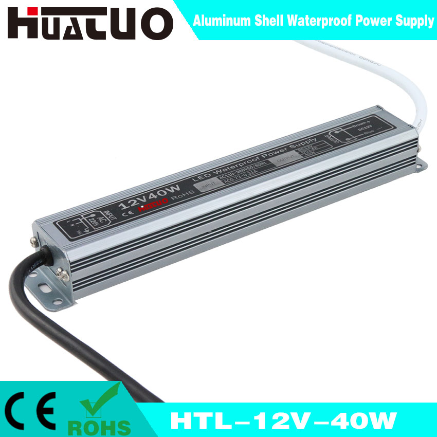 12V-40W constant voltage aluminum shell waterproof LED power supply