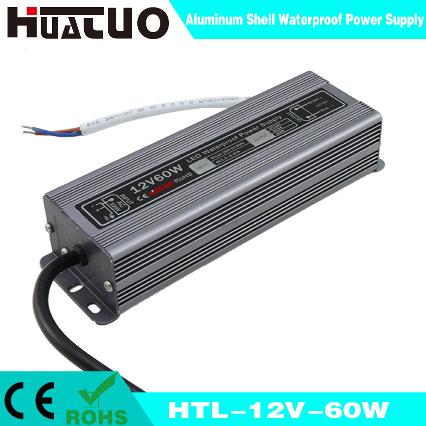 12V-60W constant voltage aluminum shell waterproof LED power supply