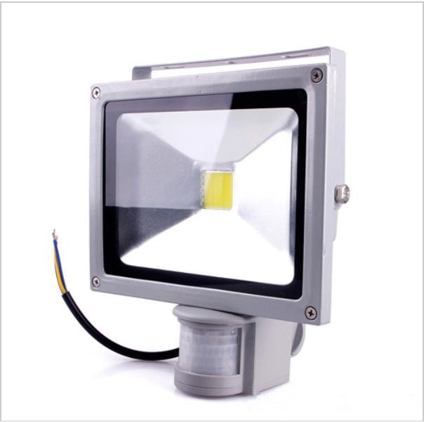 free shipping 10W PIR Motion sensor LED Flood light Induction Sense lamp FloodLight AC 85 265V LED