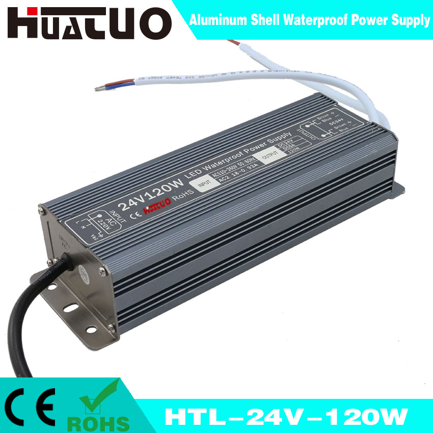 24V-120W constant voltage aluminum shell waterproof LED power supply