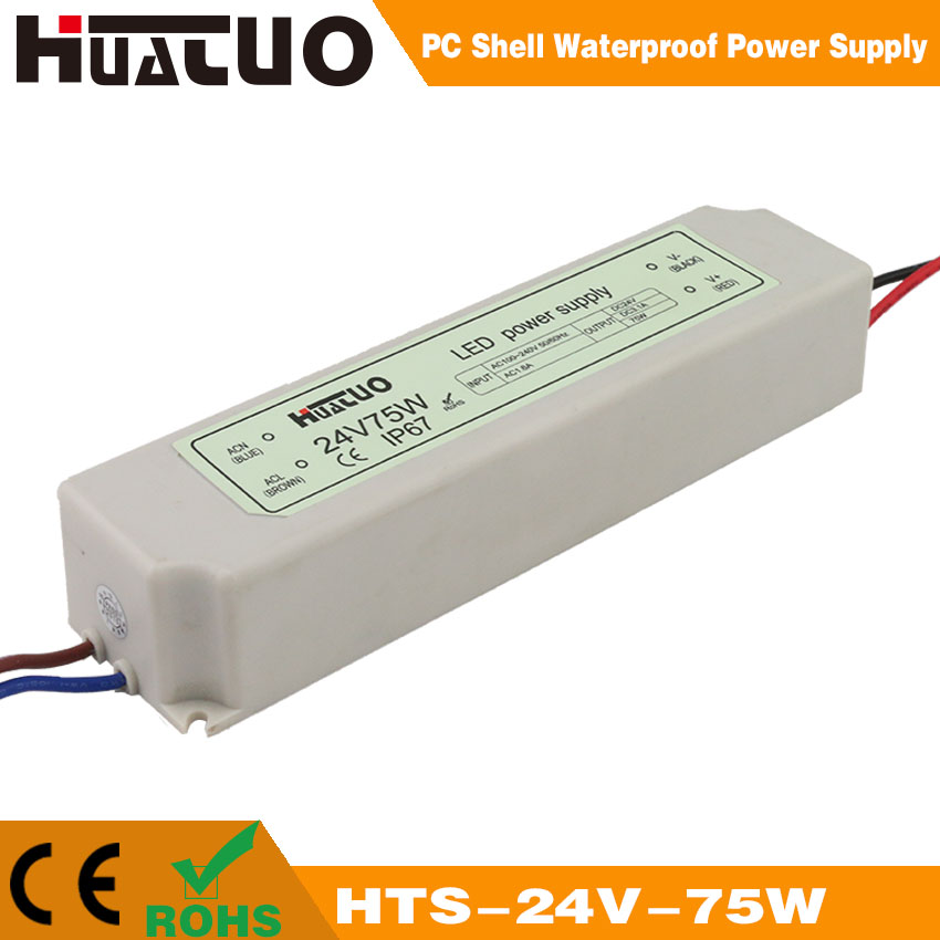 24V-75W constant voltage PC shell waterproof LED power supply