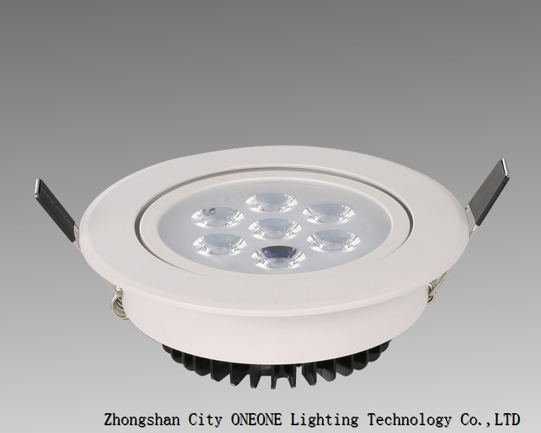 3W 5W 7W 9W 12W popular LED recessed ceiling spotlight input AC85-265V