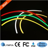 Olympia Flat surface Red Colour Flexible LED Neon Tubes For Roof Perimeter Enlightening