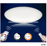 round 100W LED oyster light with acrylic diffuser 600mm dimmable ceiling light