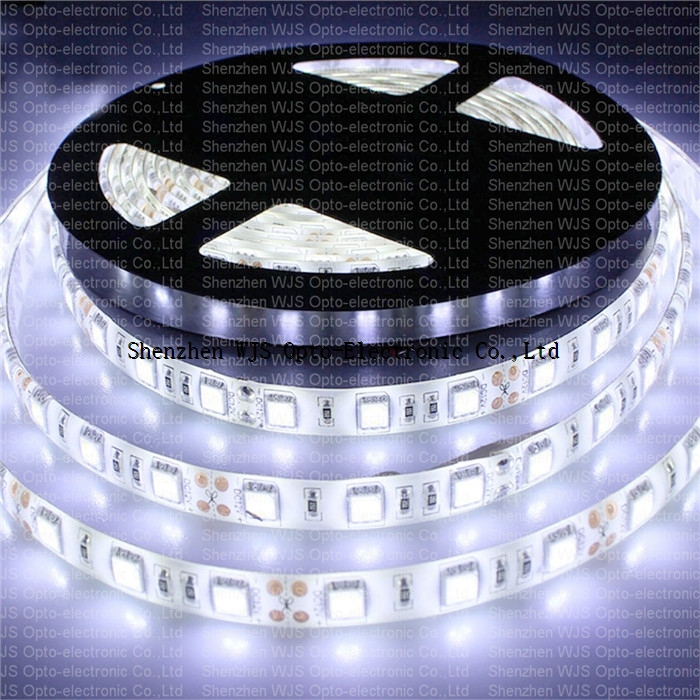 5050 Cool White Led Strip Light 300Leds DC12V IP65 Silicone Waterproof