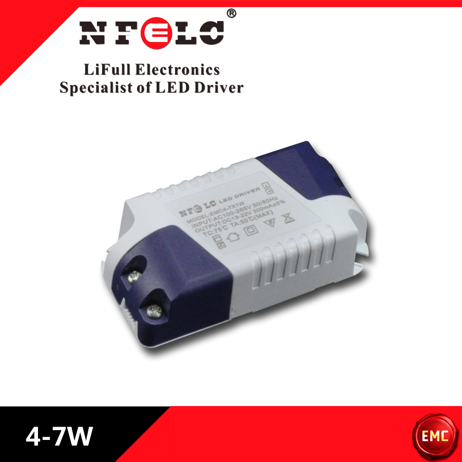 EMC standard LED constant current driver isolated driver 7W