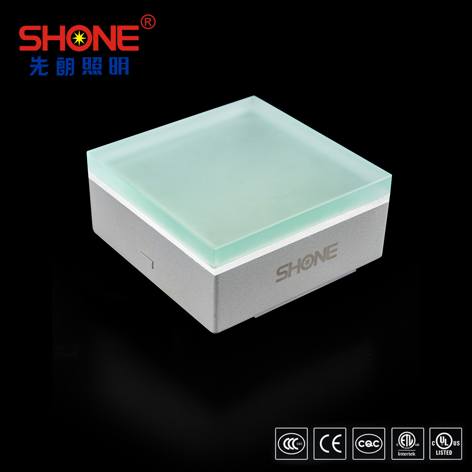 Shone Lighting 100x100 LED Brick LED Tile Light with CE UL ETL Certificates for Outdoor Lighting