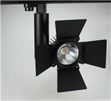 Fashion individual LED track lighting with four-leaf lens hood 30w CREE COB rail track spotlight