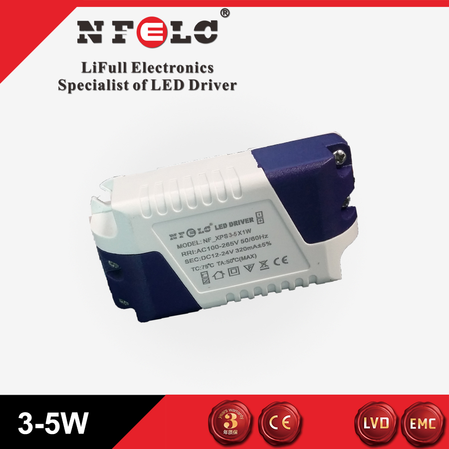 TUV CB CE SAA certificate LED constant current driver 3-5W