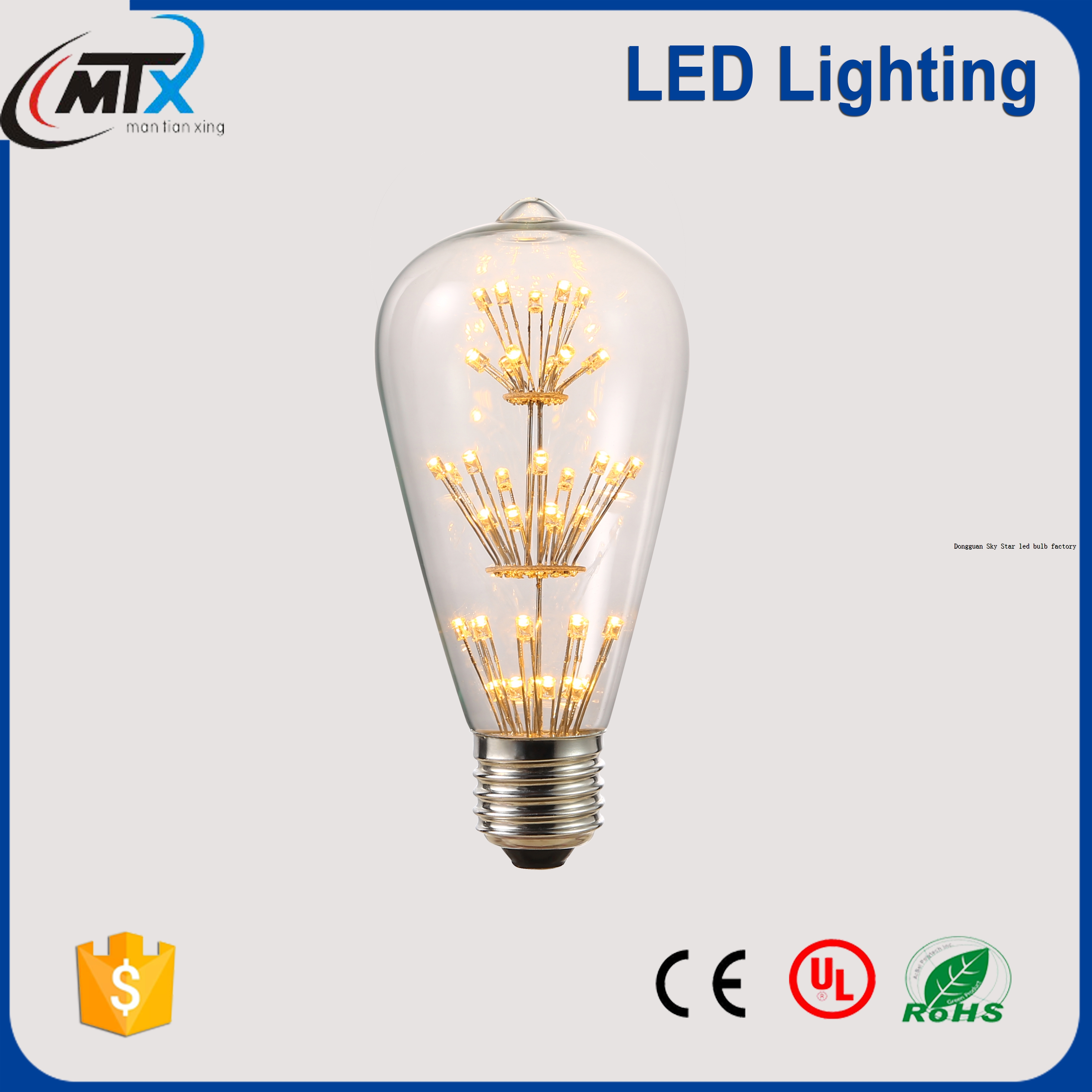 Light Emitting diode LED new style light bulb for sale