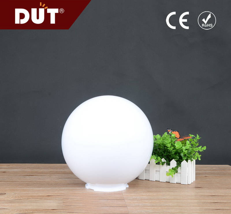 Zhongshan manufacturer globe shape acrylic lampshade