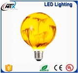 Hot Sale Creative Decorative Light MTX-G125-P Energy Saving LED Color Print Bulb