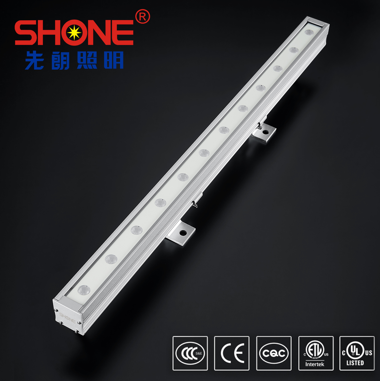 Shone Lighting 30x30 LED Linear Light Wall Washer with CE ETL Certificate IP66 for Outdoor Lightin