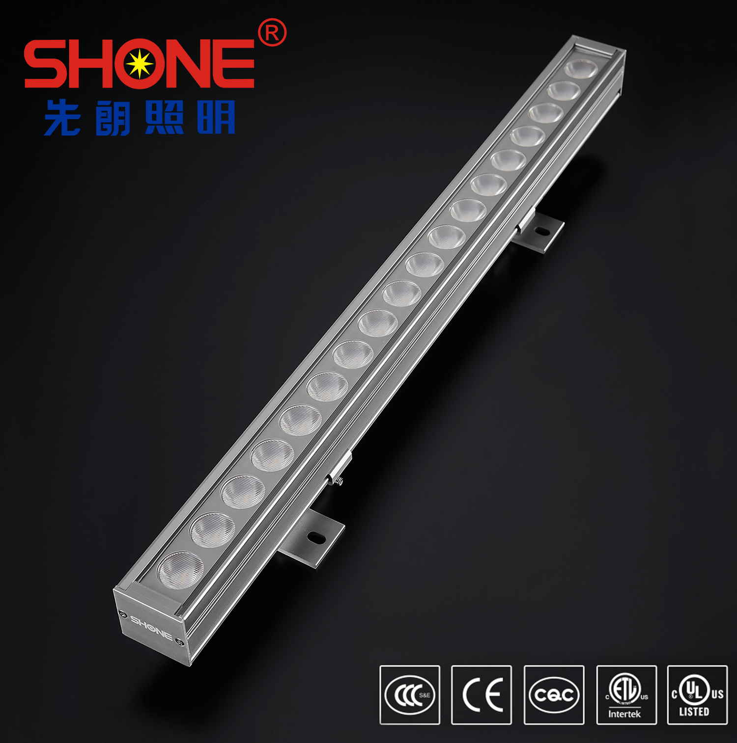 Shone Lighting 38x36 LED Linear Light Wall Washer with CE ETL Certificate IP66 for Outdoor Lighting