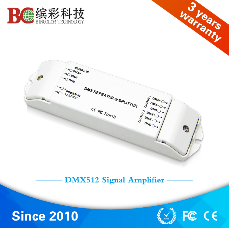 DMX512 signal amplifier