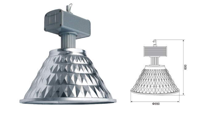 Induction lighting high shed mining lamp