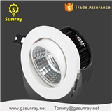 Aluminum adjustable 9w 15w dimmable recessed led downlight 5w low price cob led down light