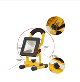 IP65 10w Chargeable battery portable outdoor led flood light