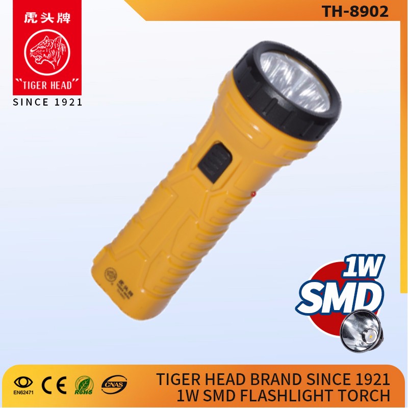 Tiger Head High Quality Plastic High Power Rechargeable led Flashlight