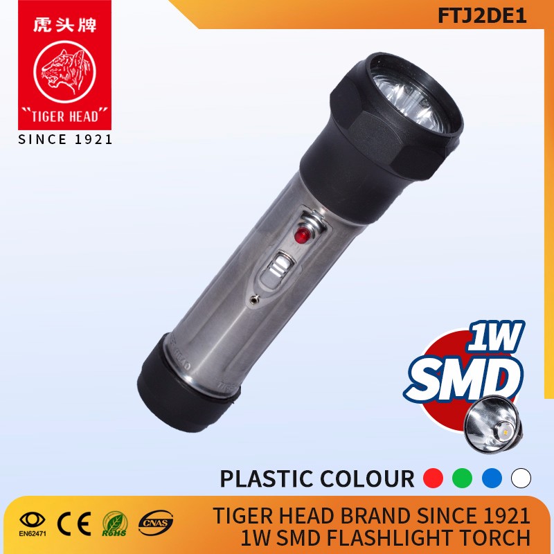 Tiger Head Metal-Plastic LED flashlight