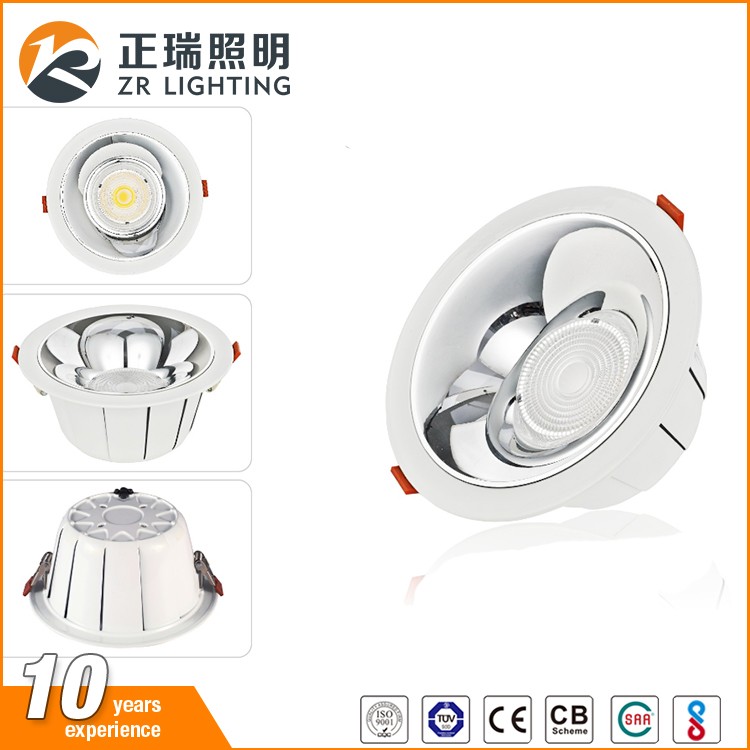 CE RoHs SAA BIS Approved high lumen 7W 12W 30W 40W 50W commercial ceiling led downlight