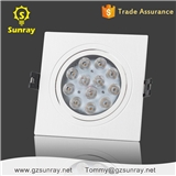 UL Aluminum slim ultra thin 24v 6 inch 3w 7w fire rated SMD ceiling surface mounted LED downlight