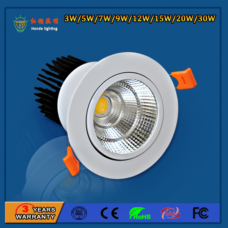 Factory Sale 5W COB Dimmable LED Spotlight