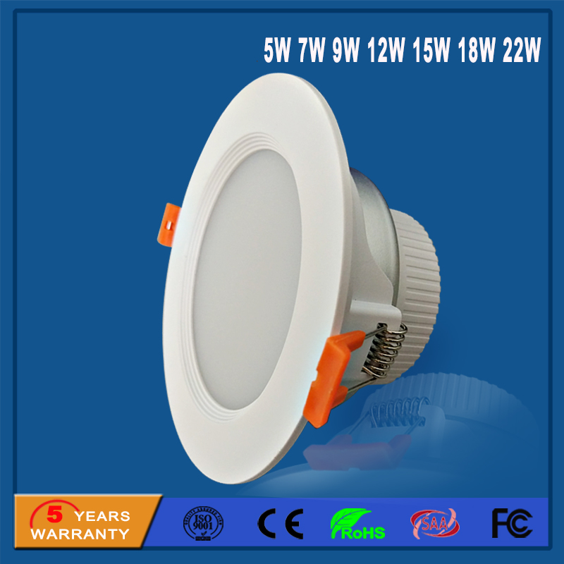 White Aluminum 5W LED Downlight for Exhibition Hall