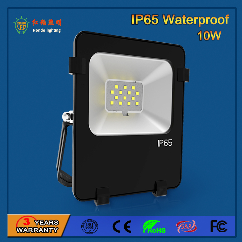 3 Years Warranty 10W IP65 LED Floodlights Outdoor with Philips LEDs and Meanwell Power Supply