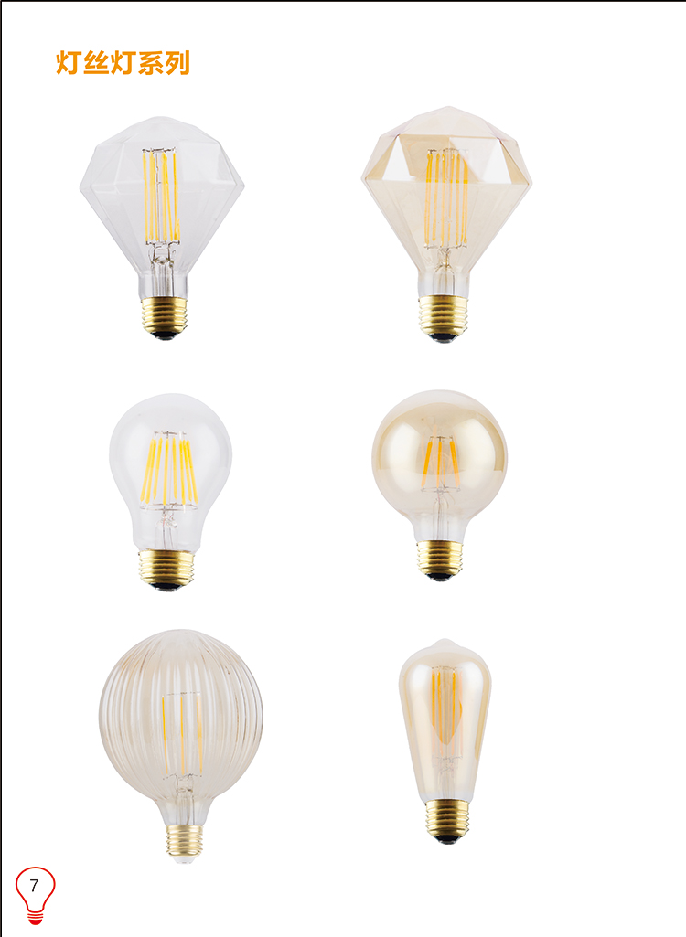 Filament lamp series