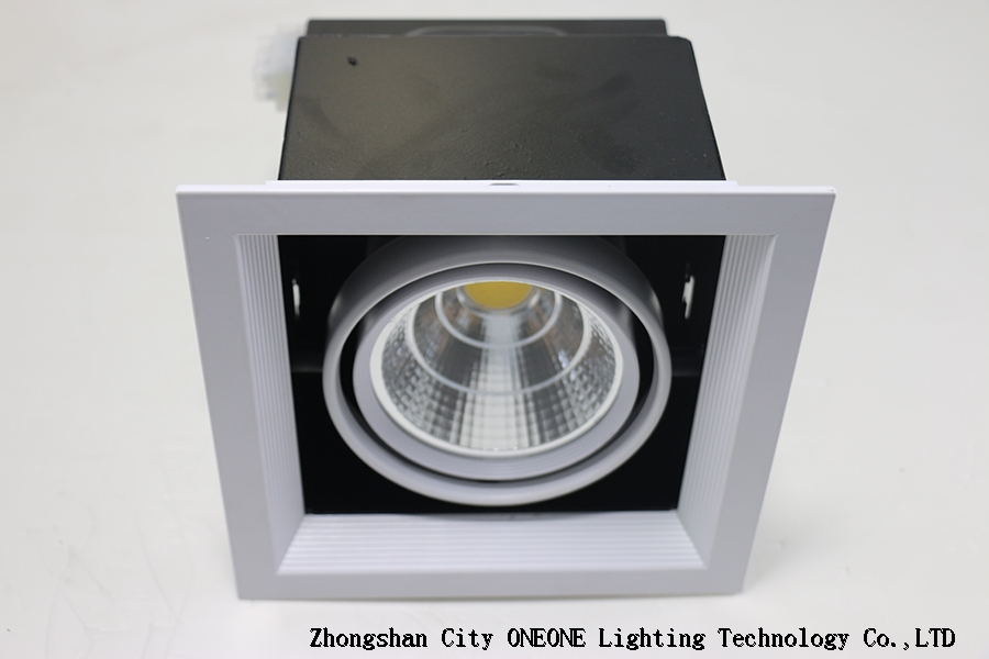 popular single head LED grille dared light 10w to 30w CREE COB bold lamp Input AC85-265V