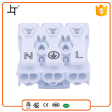 Greenway 3 Poles plastic square tube connector For Junction Box 863-3