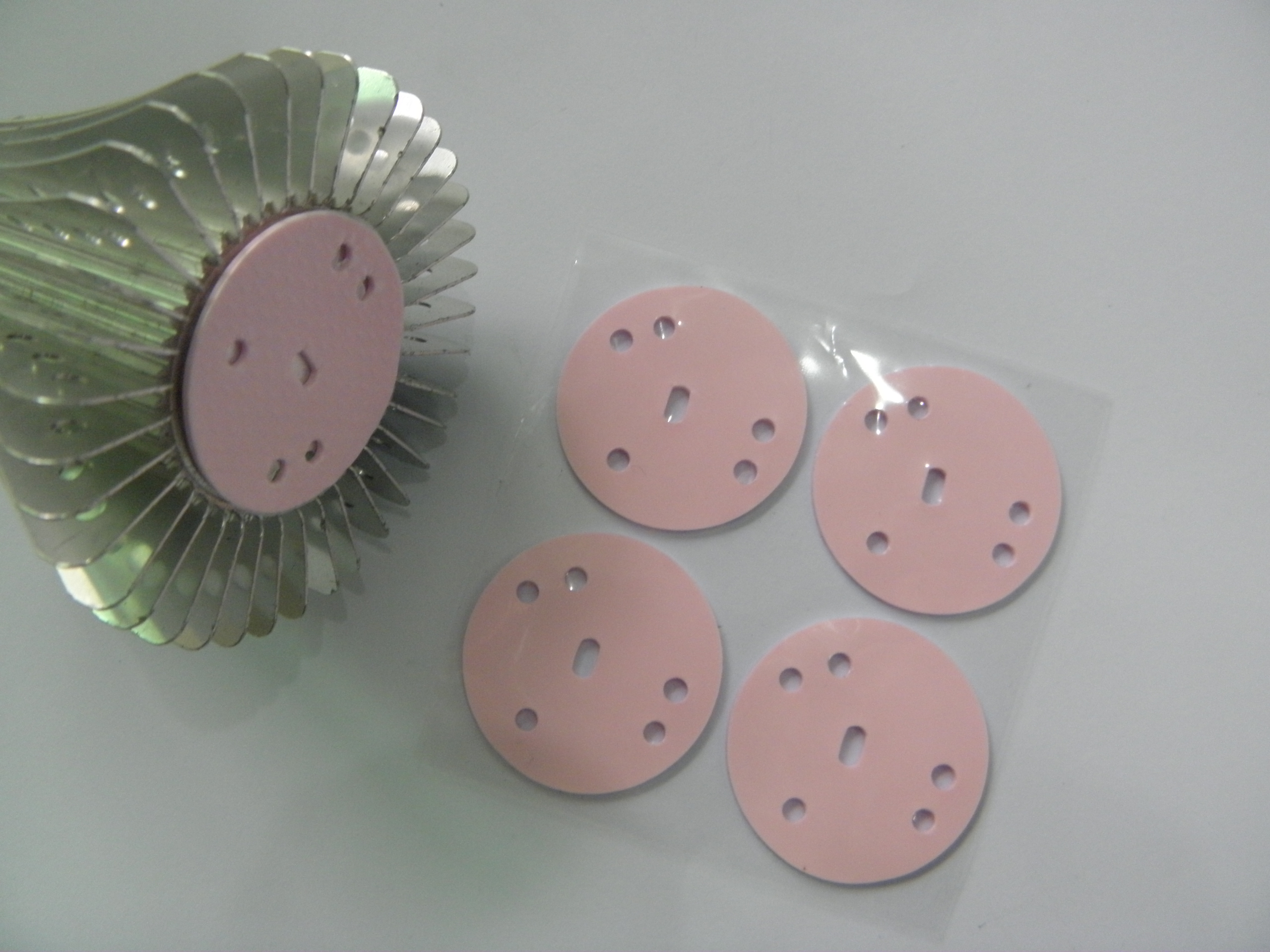 pink LCD Heatsink Thermal Conductive Pad 1.5W