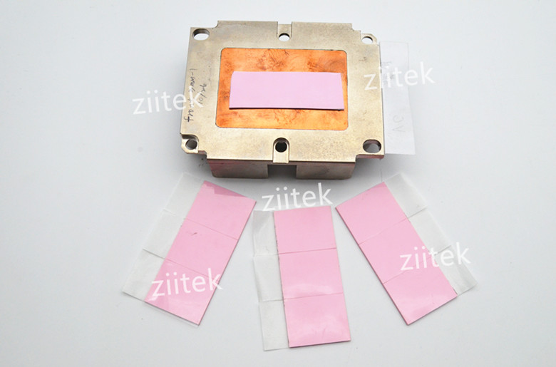 UL Recognized pink Thermal Conductive Pad for LED floot light