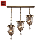 Modern contemporary antique brass copper chandelier pendant lights