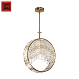 New coming modern brand Champagne hanging K9 crystal chandelier