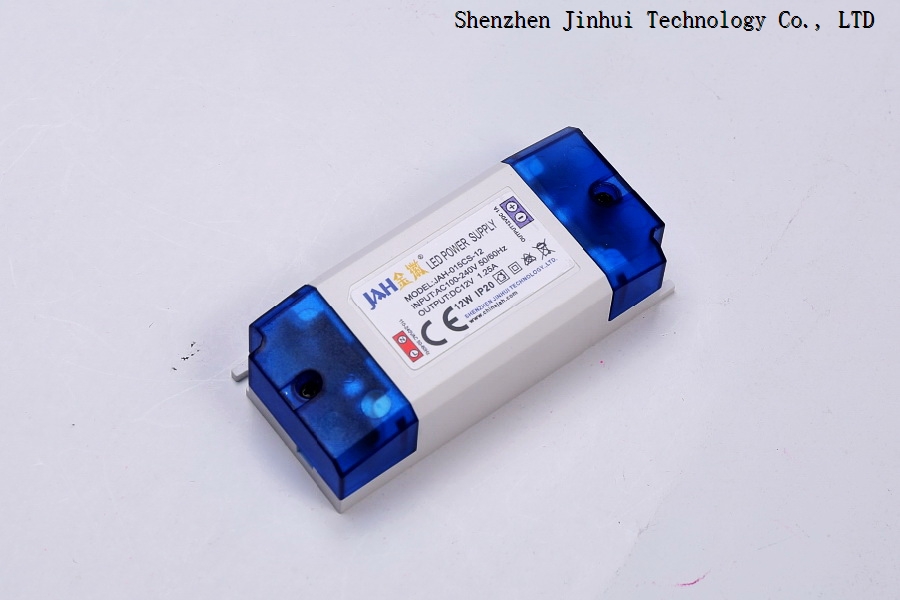 12W Indoor Plastic Power Supply 12V 1A CE Certificate LED Drivers Manufacturer