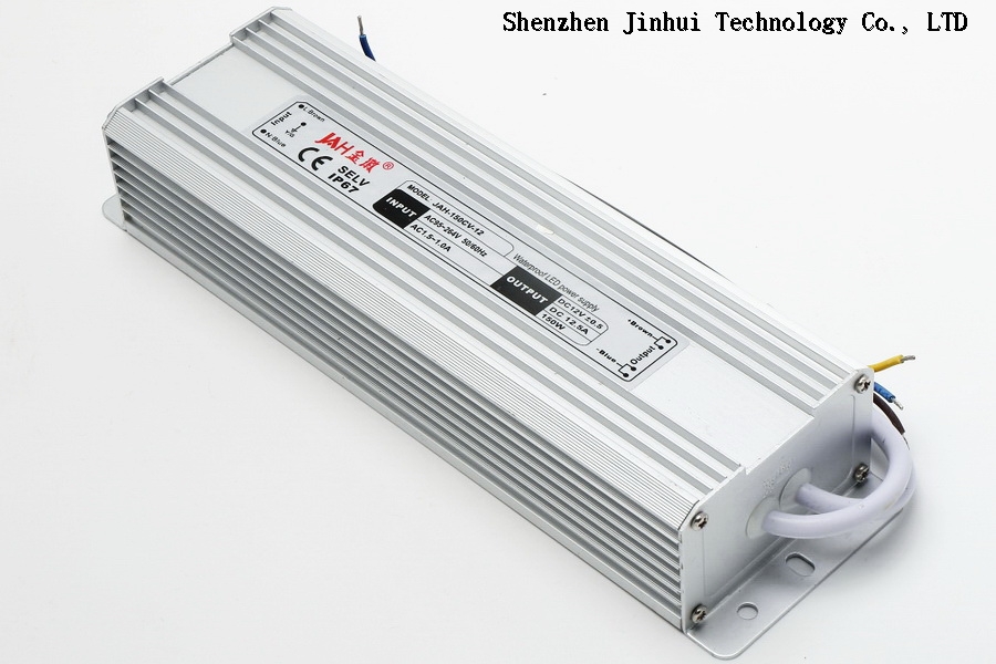 150W Waterproof Power Supply 12V 12.5A CE Certificate LED Drivers Manufacturer