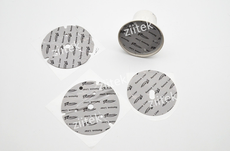 high conductivity silicone rubber sheet 4 W Thermal Gap Filler grey For LED floot light