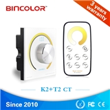 Wireless RF Remote Control Dimmer Digital Display cct adjustable led controller with rotary knob