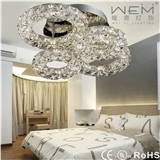 UL Alibaba China Supplier Home Decoration Crystal Ceiling Lights