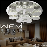 2017 Hot Sale Hight Quality Stainless Steel Led Lighting Decoration Crystal Ceiling Light Lighting