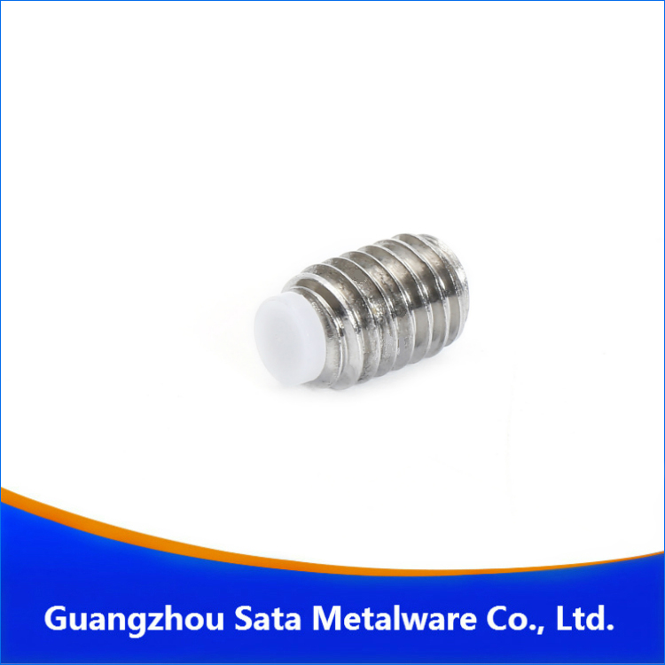 Stainless Steel Soft Nylon Point Set Screws with Internal Hexagon Drive