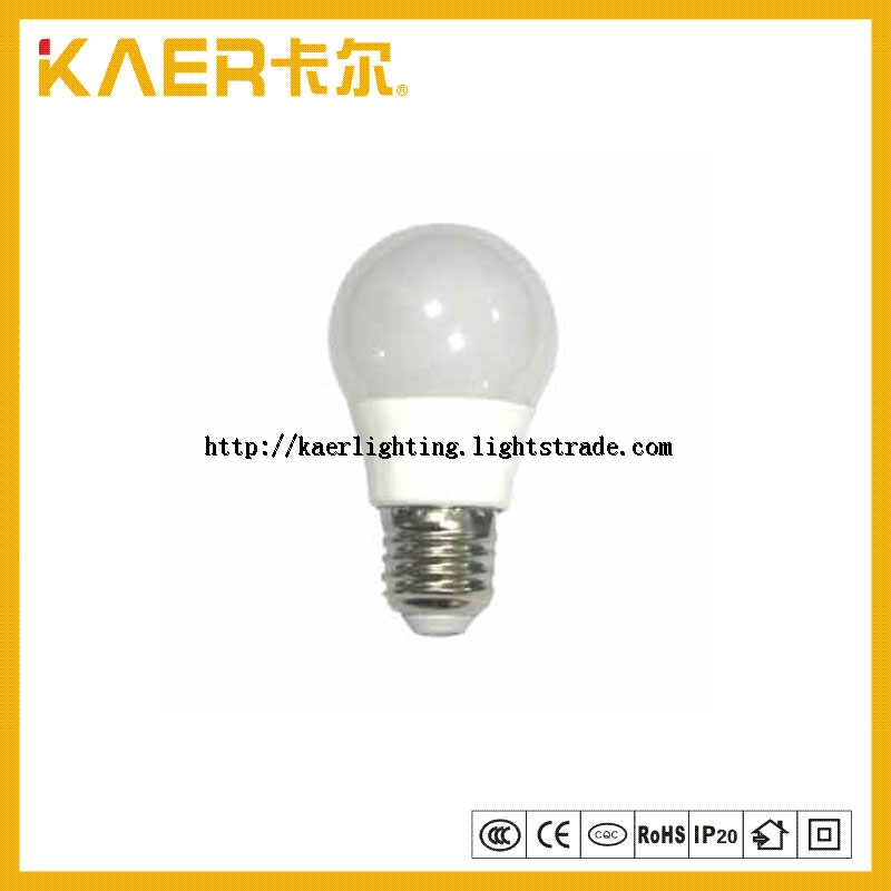 3W E27 Aluminum PBT Plastic LED Bulb